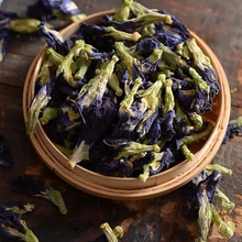 Органический чай с голубыми бабочками, цветами, натуральный цветочный чай, защищающий живот, активирует мозги, добавка для красоты, витамины