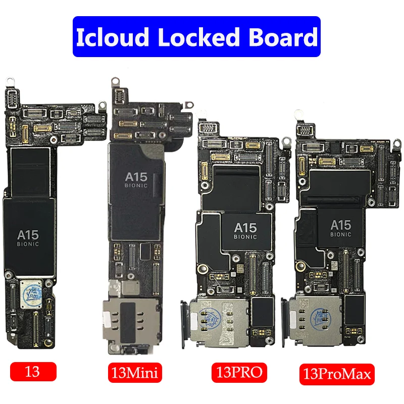 Заблокированная iCLoud материнская плата для iPhone 13 13mini 13pro 13promax PRO MAX с блокировкой ID