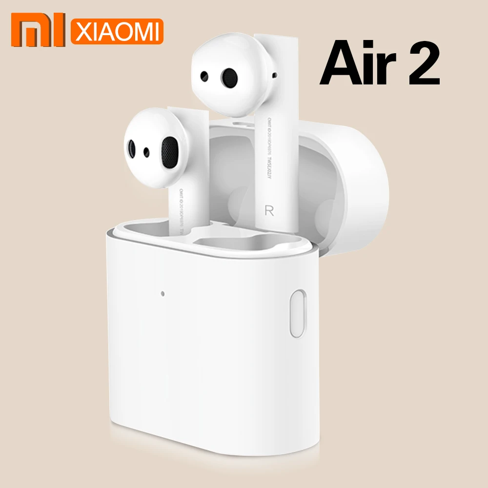 Оригинальные наушники Xiaomi Air 2 TWS Bluetooth гарнитура Airdots Pro HD качество звука автопауза