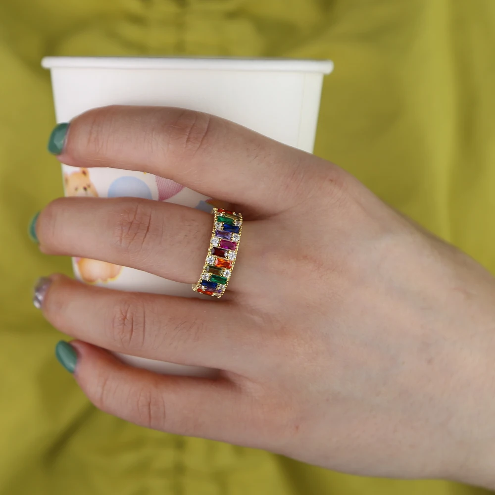 BRASS RING SIZE 6 7 8 y (13)