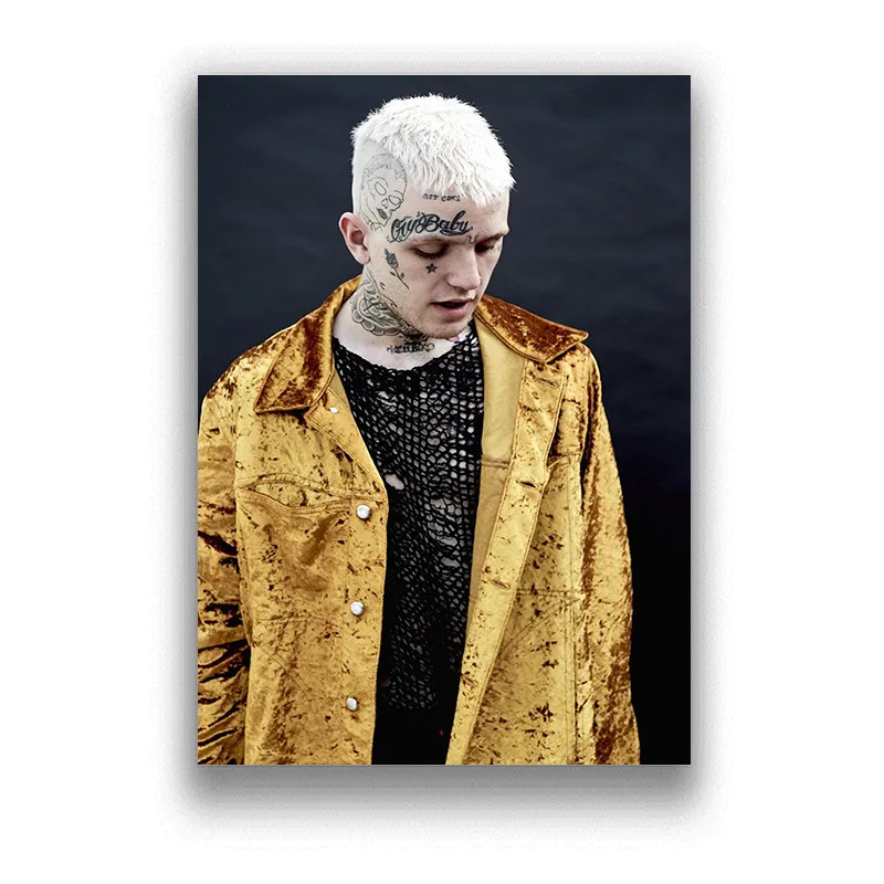 Бумага с белым покрытием Lil Peep картина для украшения дома гостиной спальни
