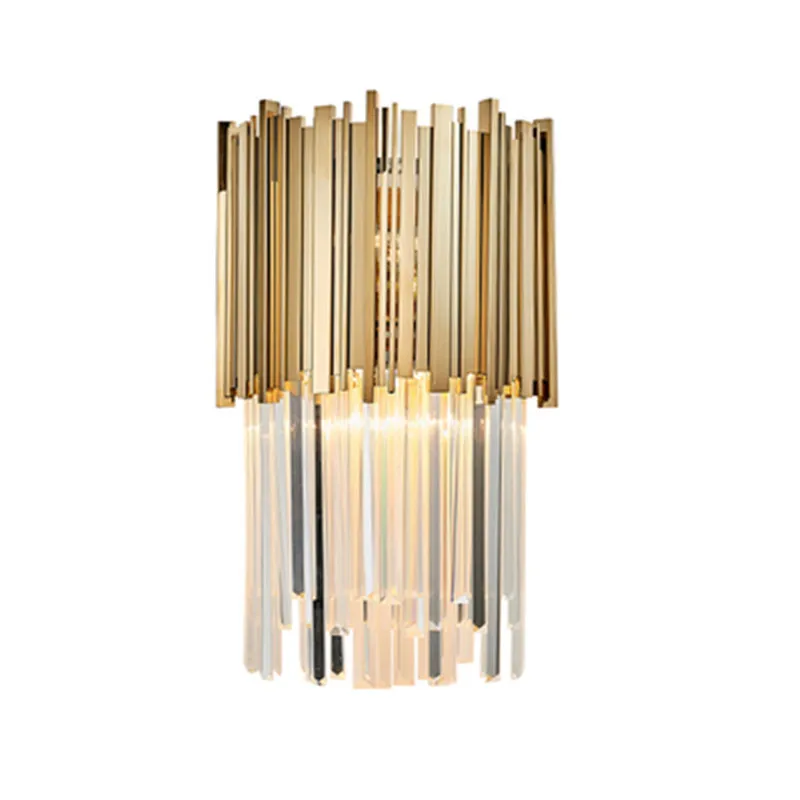 

Modern LED Wall Sconce Light AC110-240V Creative Design Gold Creative Home Decoration Light Fixture Bedside Wall Lamp