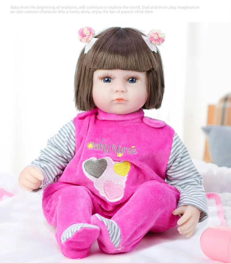 Модная Кукла Reborn Baby 42 см очаровательные Куклы ручной работы реалистичные куклы для новорожденных Кукла Принцесса Bonecas игрушки для детей Новинка