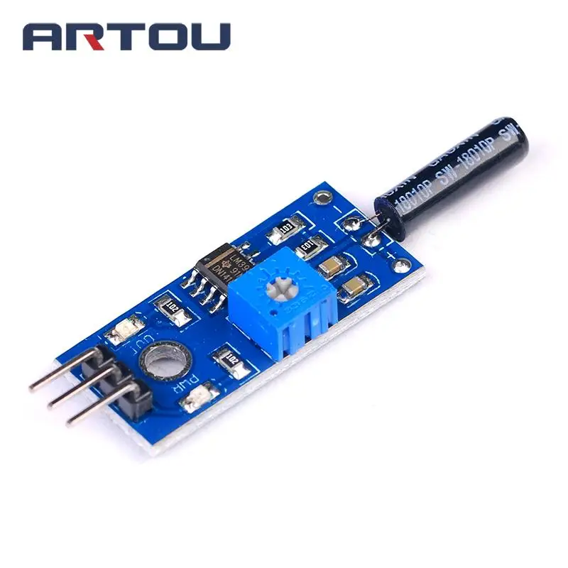 10 шт. вибродатчик модуль Вибровыключатель сигнал модуль для arduino 3Pin Diy Kit