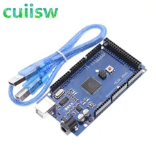 Cuiisw mega 2560 r3 mega2560 rev3 ATmega2560-16AU placa + cabo usb compatível para arduino
