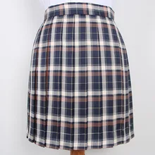 Летняя женская школьная юбка JK с высокой талией, клетчатая синяя юбка павлина для молодых девушек, японская стройная форма, плиссированная юбка в стиле колледжа