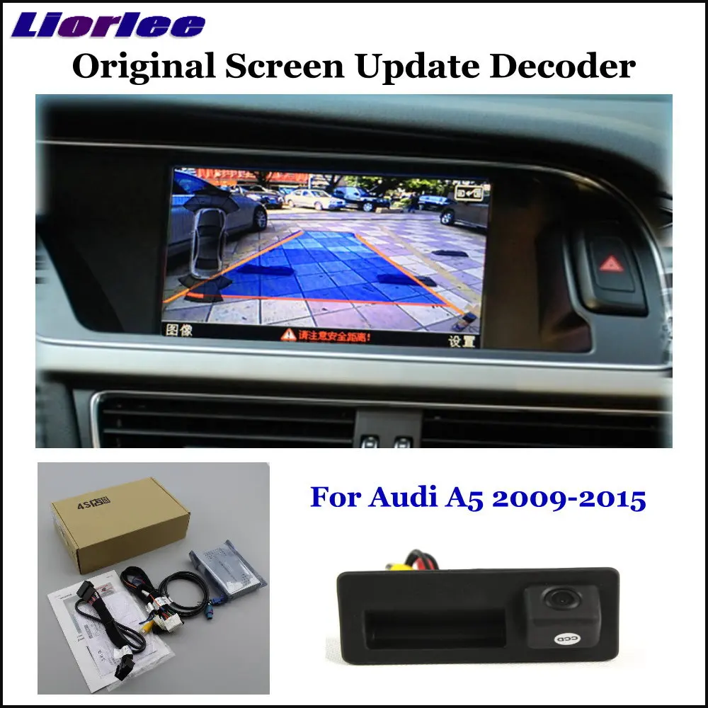 Per Audi A5 (8T/8F) 2009-2016 3G Mmi Car Hd Reverse Parking Camera Vista Posteriore Backup Cam Decoder Accessori