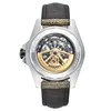 Boderry Urban Men's Titanium Watches Top Brand Fashion Skeleton Automatic Mechanical Waterproof Watch Hi-beat 72H Power-reserve 5