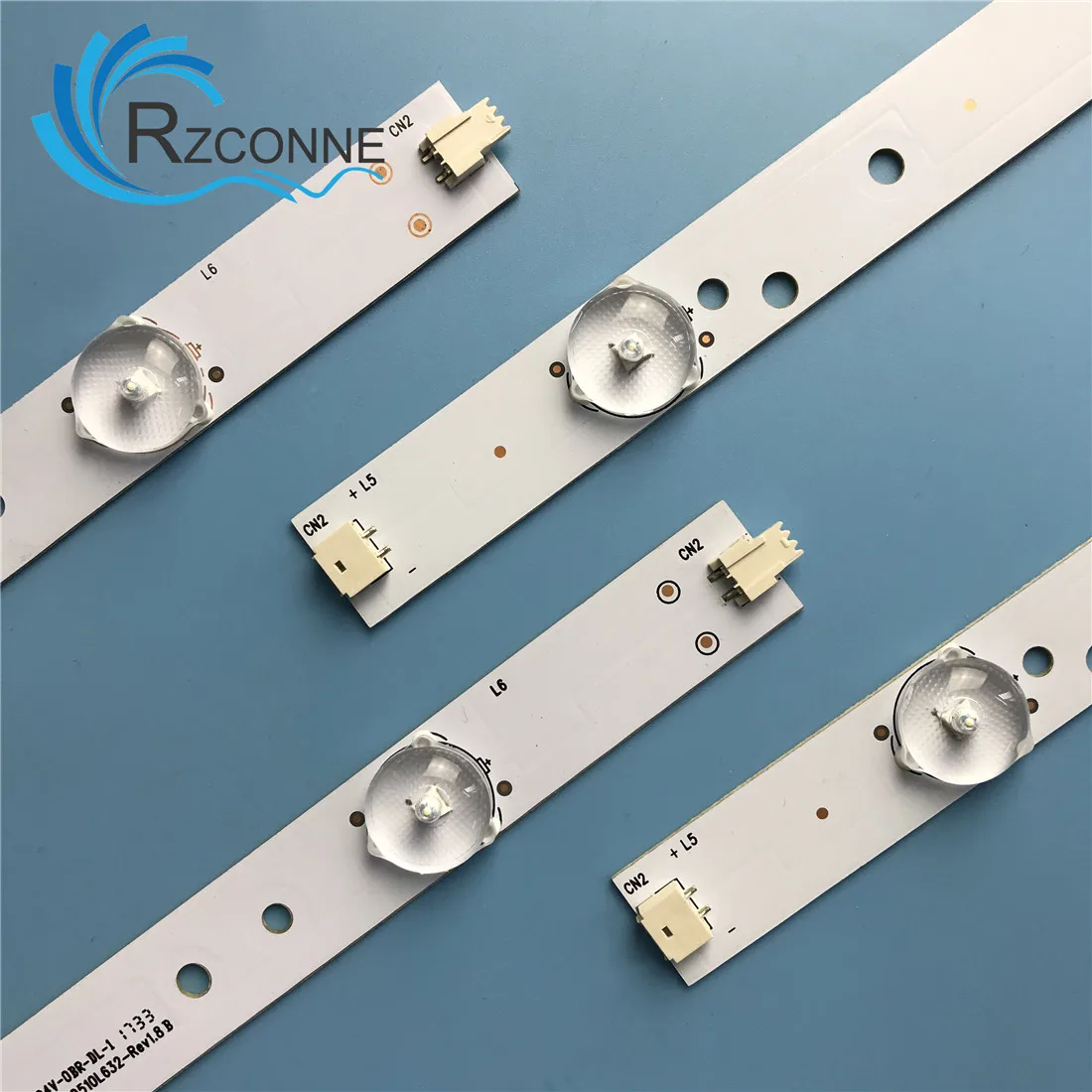 Tira de Luz de Fundo Led 10 Amp para Avera 48 tv tv Crh-k48n063535t0510l632-rev1.8ltk b 48aer20 Zx48jtx332m10a0v0 - Imagem 3