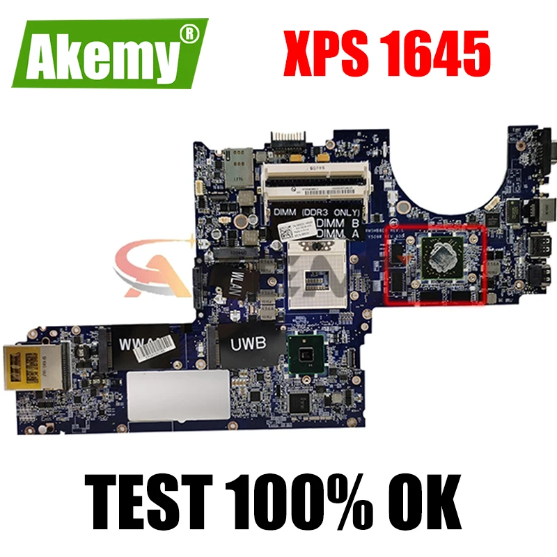 Original Laptop motherboard For DELL XPS 1645 Mainboard CN-0Y507R 0Y507R DA0RM5MB8E0 HM55 216-0729051 | Компьютеры и офис