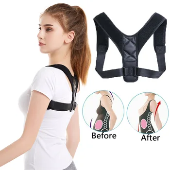 

Back Posture Corrector for Women and Men Powerful Magic Stickers Adjustable Clavicle Back Brace Providing Pain Relief from Back