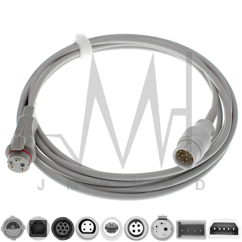 

Compatible with Comen C60 Monitor,12P to Argon/Edward/Medex/Abbott/Smith/PVB/Utah Pressure Transducers of IBP Adapter Cable