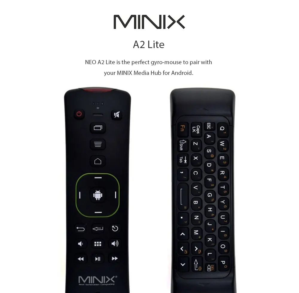 MINIX NEO A2 Lite для MINIX tv BOX Fly Air mouse 2,4 ГГц Беспроводная клавиатура Air mouse для Android Smart tv Box PC