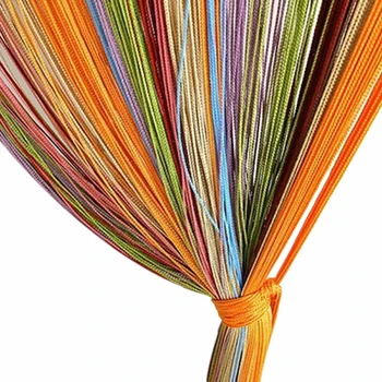 

1X Multicolor Line Curtain Room Shop Hotel Bedroom Decorations Divider Strip Tassel String 1m*2m