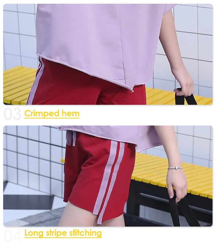 Casual Summer T-shirt And Pants Children'S Kids Girls Boutique Clothing Cute Summer Outfits Sets For Kids Teen Girls