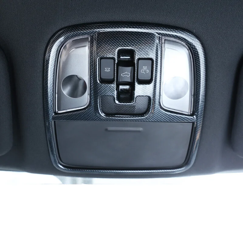 Для Kia Optima K5 ABS углеродное волокно на крышу, передний светильник для чтения, накладка, аксессуары для стайлинга автомобилей, 1 шт