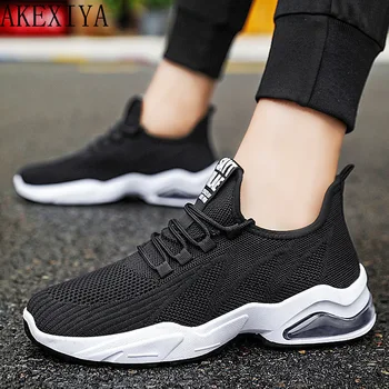 

2020 men's casual shoes fashion men's sports shoes air cushion breathable breathable sneakers men's synthetic mesh sneakers
