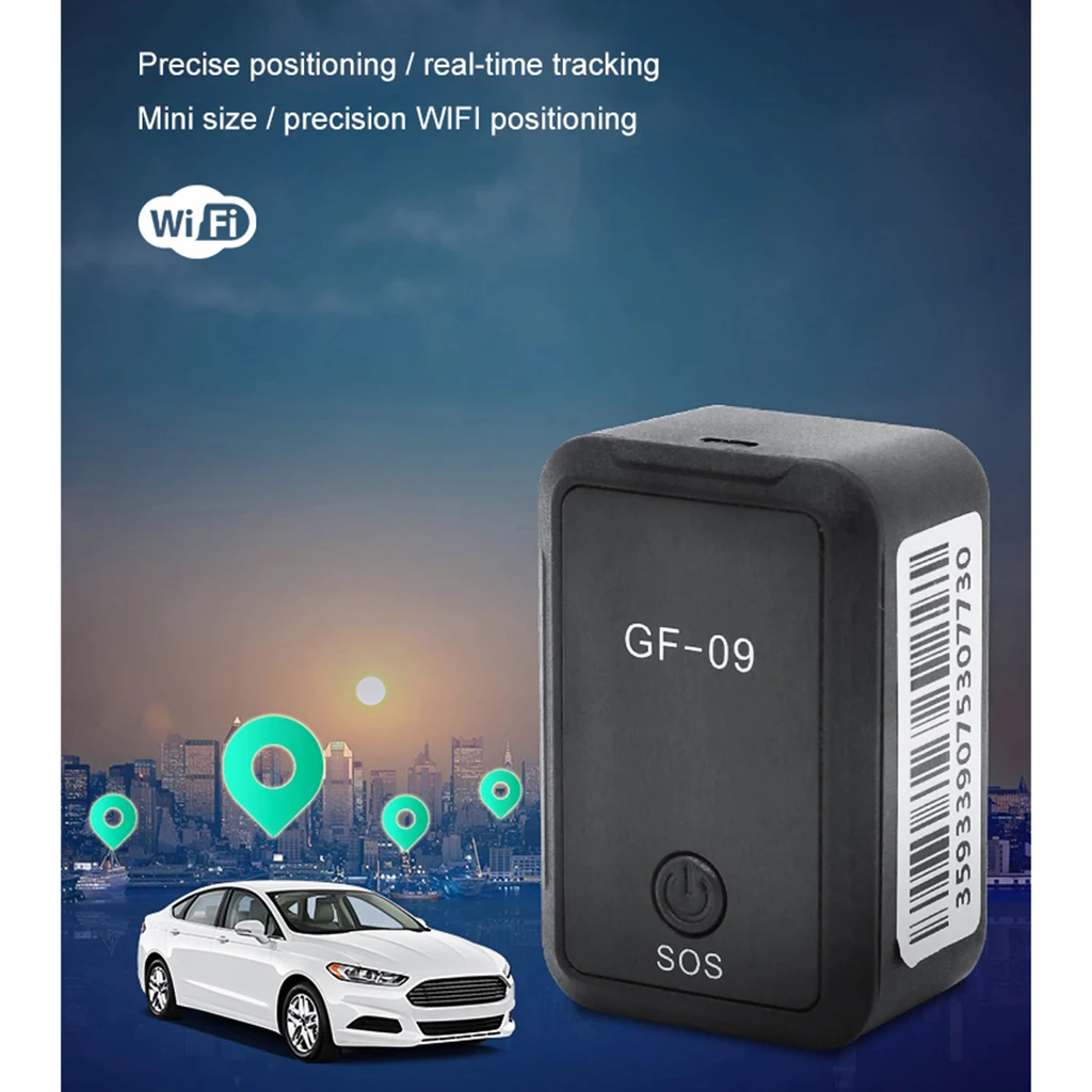 GF-09 Car APP Control GPS WiFi LBS BEIDOU GSM/GPRS Locator Positioner Anti-Theft Device