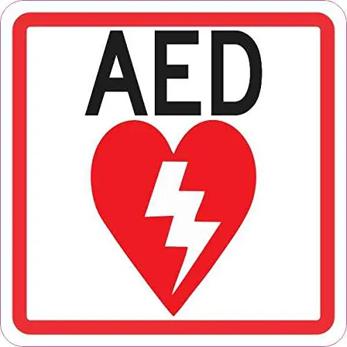 Для 4in x AED стикер виниловая медицинская Наклейка знак бизнес безопасности s |