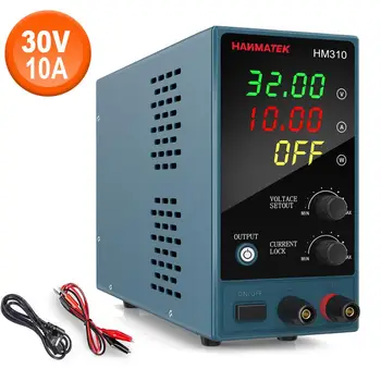 

High-precision 30V 10A DC power supply Mini low noise artificial power regulator Anti-mishandling safety lock Multi-scene use