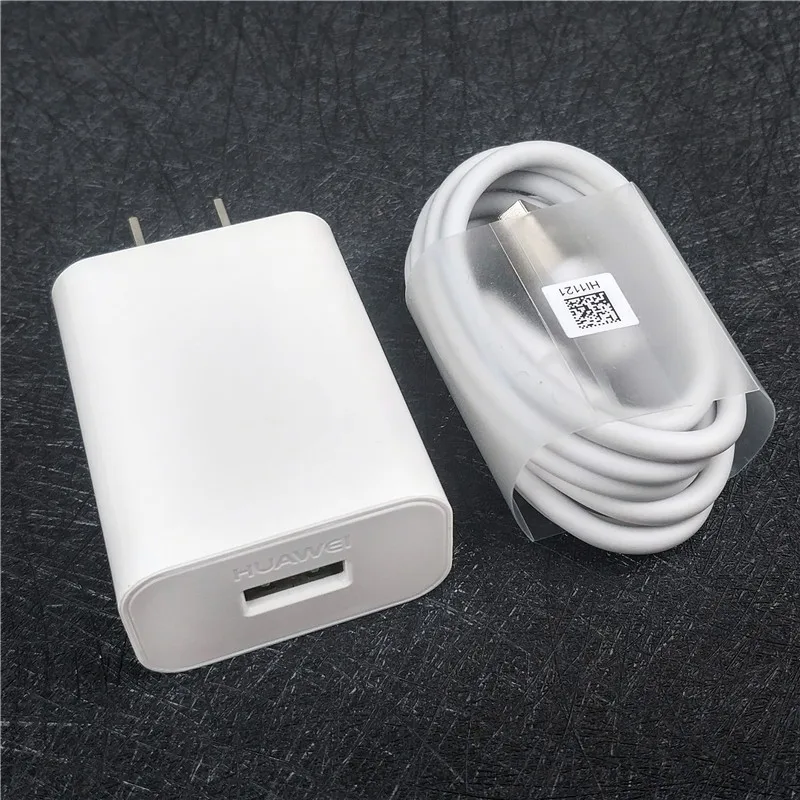 Huawei P10 P9 Nova 3e зарядное устройство oirignak usb type-c qc2.0 eu/us зарядный адаптер для mate 30lite p30 litr p10 Hnor 9 - Тип штекера: US charger set