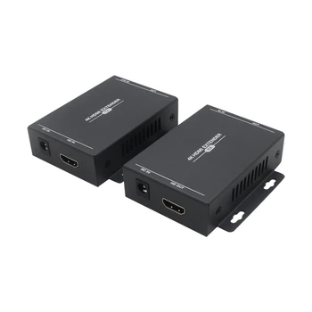 

HDMI Video o Signal Extender 4K@30Hz Wide-Band Two-Way Infrared Transmission 100M Lengtch EU Plug