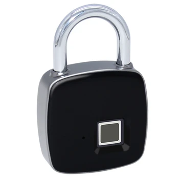 

Bovitar Smart Fingerprint Lock IP65 Waterproof inteligent Anti-Theft Security Padlock Door Luggage Case Lock