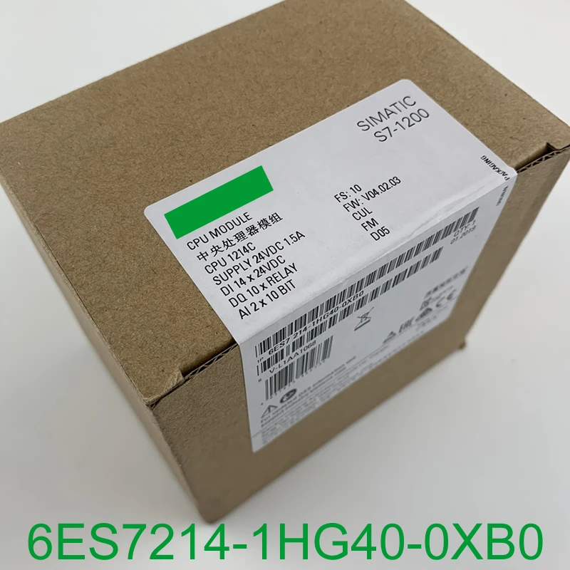 6ES7214 1HG40 0XB0 (6ES7 214 0XB0) SIMATIC S7 1200 CPU 1214C компактный DC/реле встроенный ввод/вывод: 14 DI 24 V