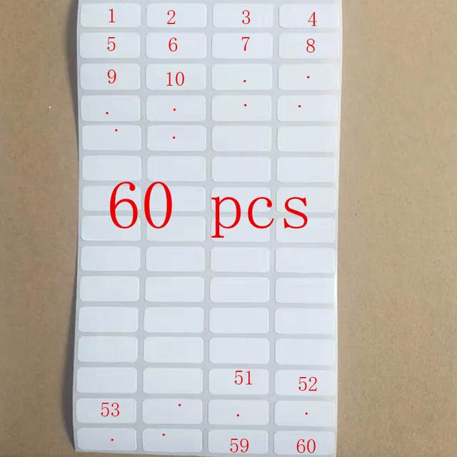 500/1000 шт. наклейки Алмазная классификация для хранения отличительных наклеек алмазные аксессуары для рисования Инструменты для вышивания - Цвет: 60pcs