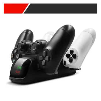 

Portable Dual Gamepad Charger USB LED Charger Dock Station Stand for PS4 Slim/Pro Wireless Game Controller Charging Base