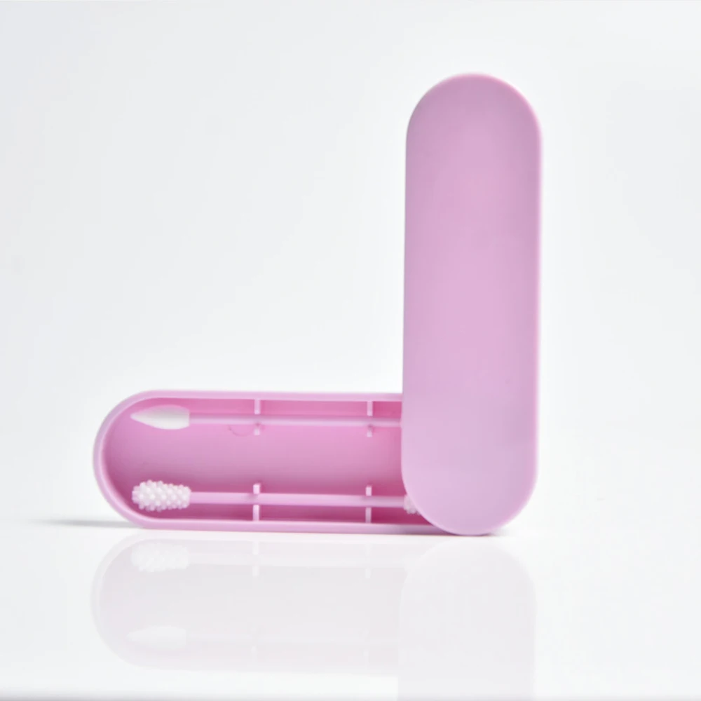 2Pcs Box Reusable Cotton Swab Ear Cleanning Durable Makeup Swabs Sticks Soft Flexible Make Up Tools 4