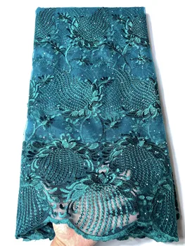 

African Lace Fabric 2019 High Quality Nigerian Lace Material French Tulle Net Swiss Embroidery Manufacturer Wholesale FYIN313