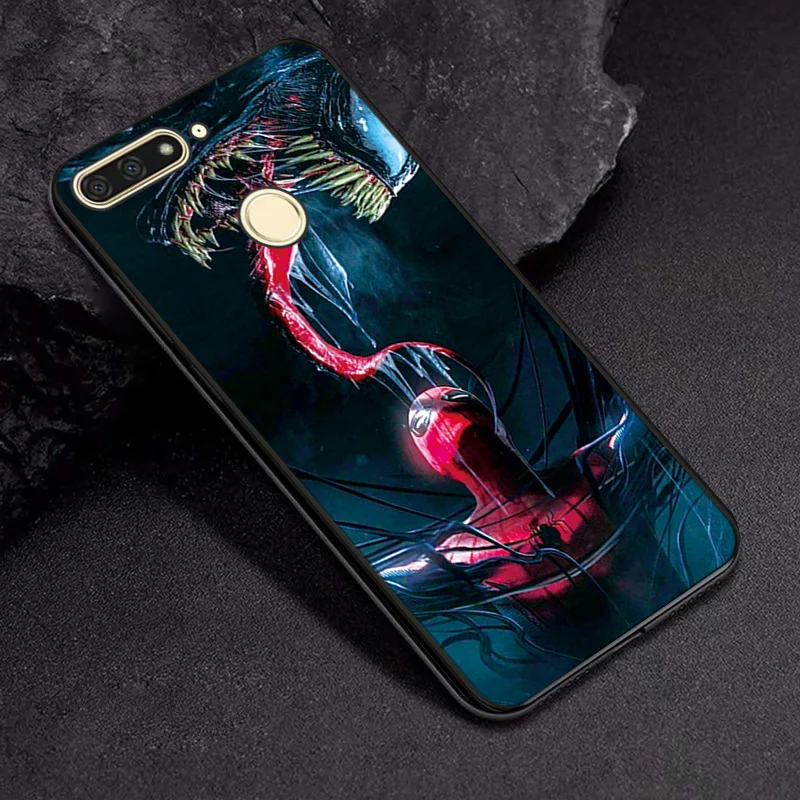 TPUBLK647 Чехол для huawei Y6, задняя крышка, чехол Y6Prime, черный ТПУ, Marvel Hero, чехлы для телефонов huawei Y6 Y 6 Prime, бампер, чехлы - Цвет: TPUBLK647