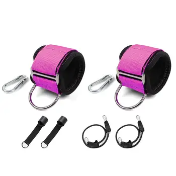

2PCS Fitness Adjustable D-Ring Ankle Straps Foot Support Ankle Protector Gym Leg Pullery With Buckle Sports Feet Guard Dropship