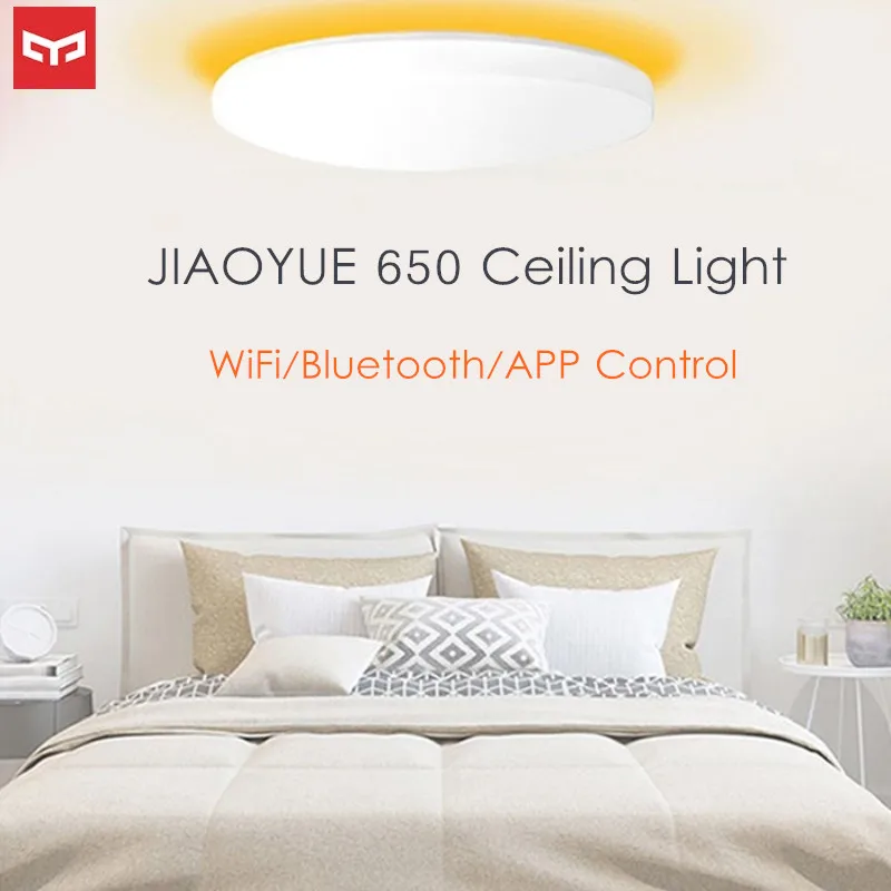 Yeelight JIAOYUE 650 умный светодиодный потолочный светильник WiFi Bluetooth управление Mijia APP дистанционное управление RGB окружающий светильник ing