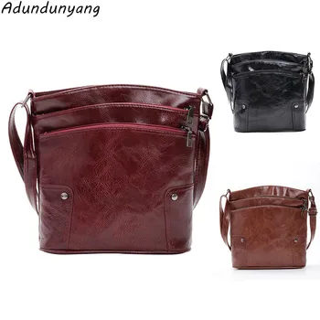 

2020 Vintage Female Shoulder Bags Large Capacity Ladies Hand Bags PU Leather Crossbody Bags For Women