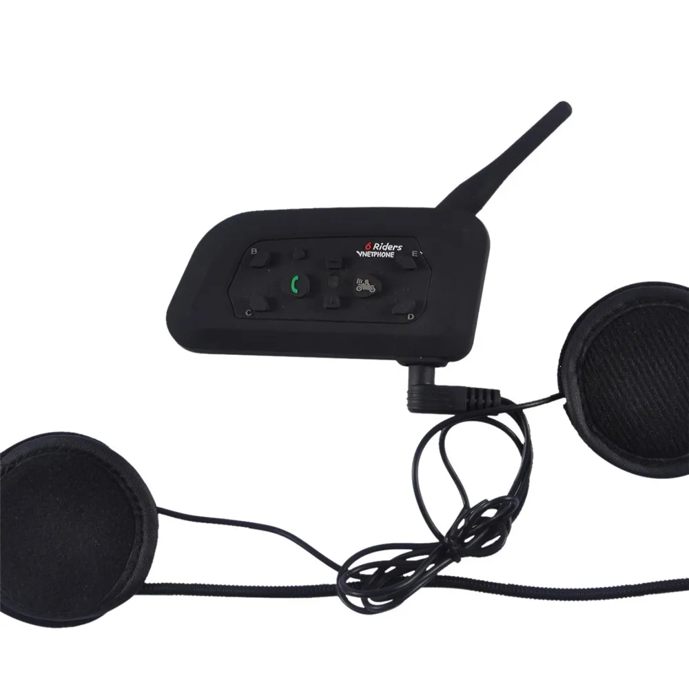 V6-1200, мотоциклетный шлем, Bluetooth наушники, 1200 метров, дуплекс, для езды, Bluetooth, рация, гарнитура для спорта
