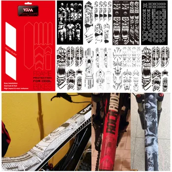 

3D MTB Mountain Bike Scratch-Resistant Protect Frame Protector Removeable Sticker Road Bicycle Paster Guard Cover For YT Capra