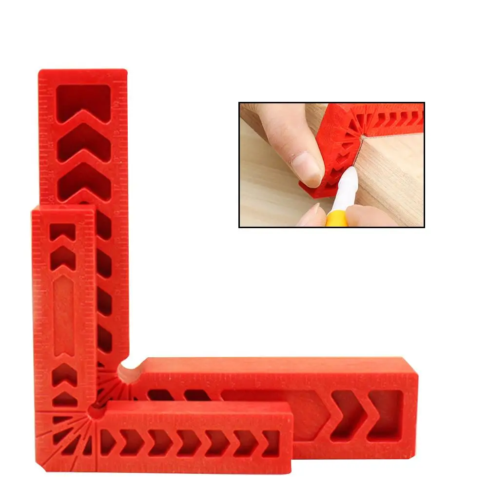 

Carpenter's Square Right Angle 90 Degrees L-Shaped Auxiliary Fixture Woodworking Positioning Ruler Household Woodworking Tool