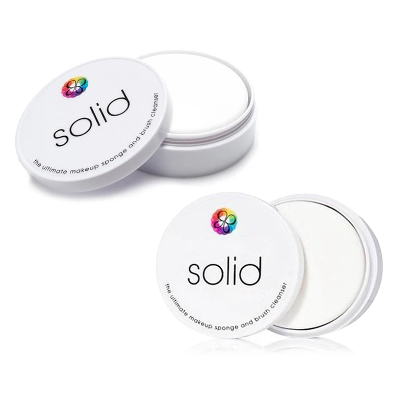 O TWO O Makeup Spong Cleaning Soap Cosmetics Puffs solid clean soap with box makeup Cosmetics 4