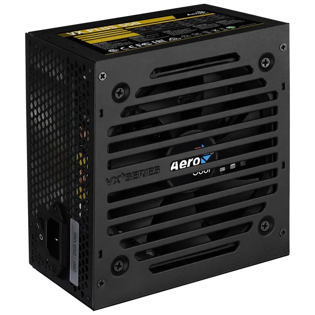 Aerocool VXPLUS550, fuente de alimentación para PC, fuente PC ATX 550W, 12V, Ventilador 12cm 1