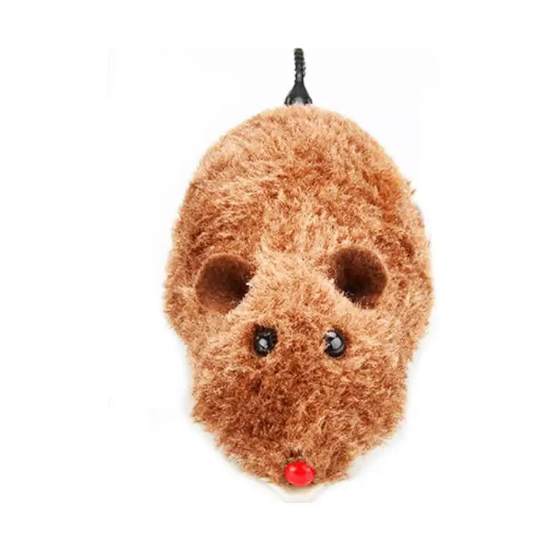 Кошка плюшевая игрушка крыса Беспроводной намоточный механизм игрушечная Мышка
