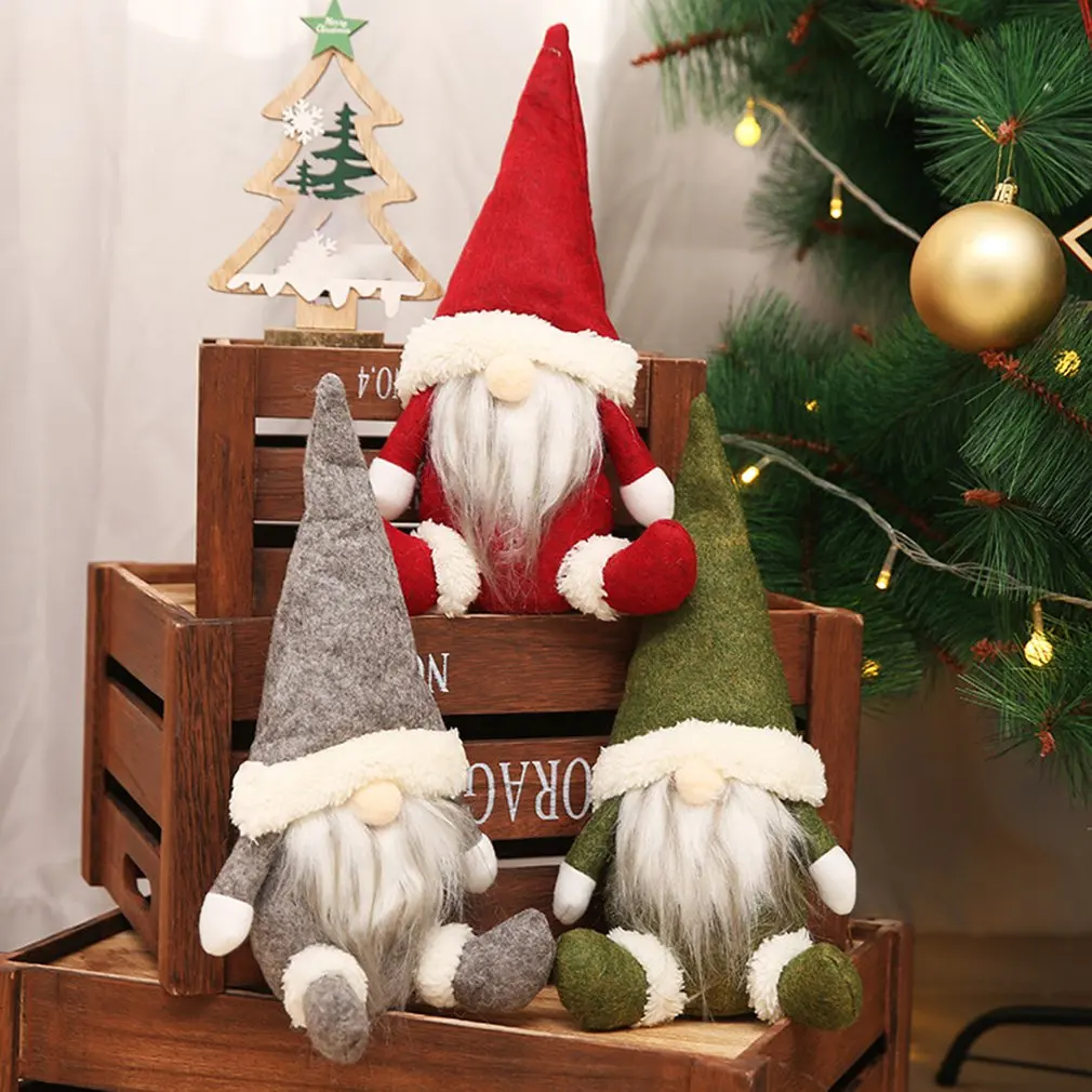 

Christmas Decorations Faceless Old Man Dolls Window Decorations Nordic Style Decorative Dolls Exquisite