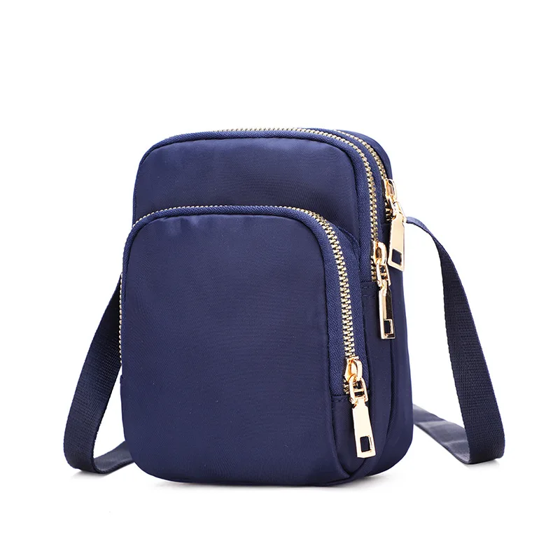 

Ougger Small Women Crossbody Bag Nylon Zipper Black Waterproof Portable Casual Breathable Sport Shoulder Messenger Flap Bags