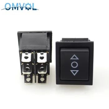 

5pcs Momentary Rocker Switch 6 Flat Pins Double Sides Spring Return To Middle After Released