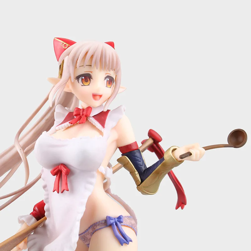 23cm Alphamax Anime Summoner Aldra Queen's Blade Rebellion Ver Alleyne Action Figure Swimsuit Arudora Sexy Girl Model Queen Blade Toy (11)