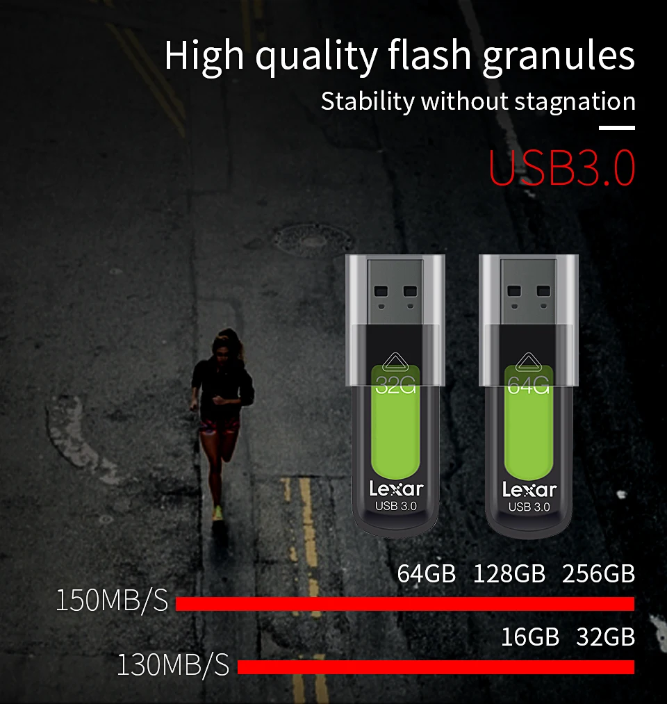 Высококачественный флеш-накопитель Lexar USB 3,0, 64 ГБ, USB флеш-накопитель, 128 ГБ, флешка, 32 ГБ, usb, 16 ГБ, карта памяти, запоминающее устройство, u-диск