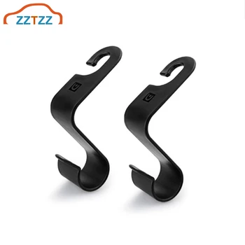 

ZZTZZ 1 Pair Car Hanger Coat Hook Holder Clothes Hanging Holder Seat Clip for Universal Cars Moto Bike Decorative Accessories
