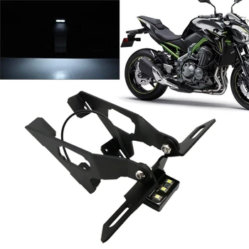 

Motorcycle Fender Eliminator LED License Plate Holder Bracket Compatible with Kawasaki Z900 2017 2018 2019