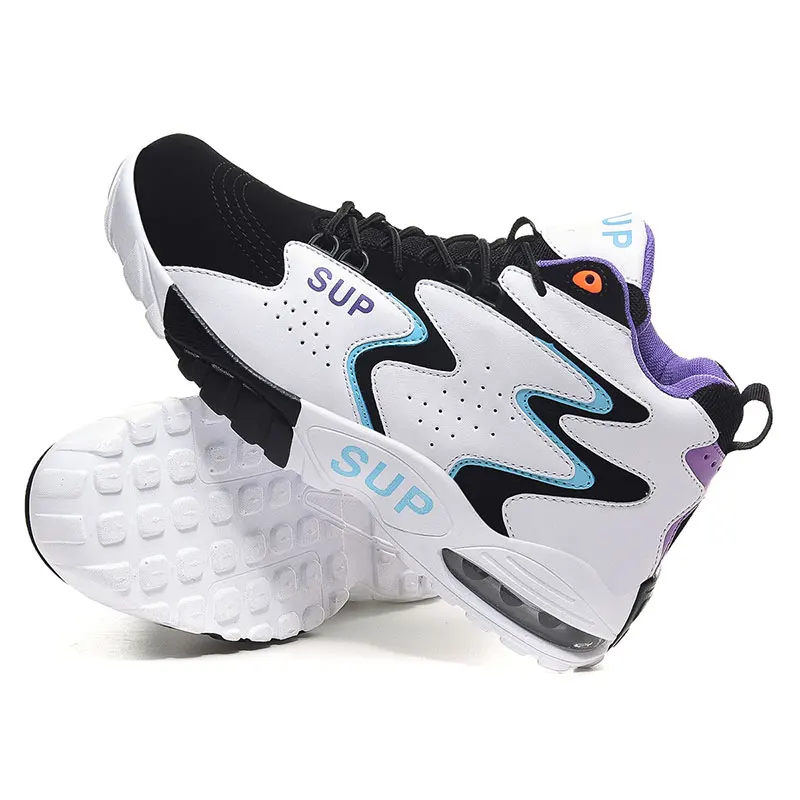 Couple models high-top air cushion basketball shoes high quality street basketball culture sports shoes fitness training shoes